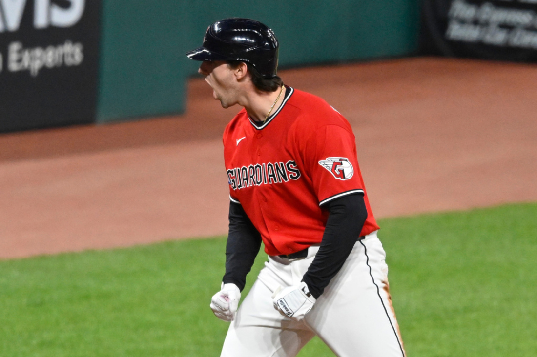 DeLauter’s bases-loaded triple helps Guardians best Astros